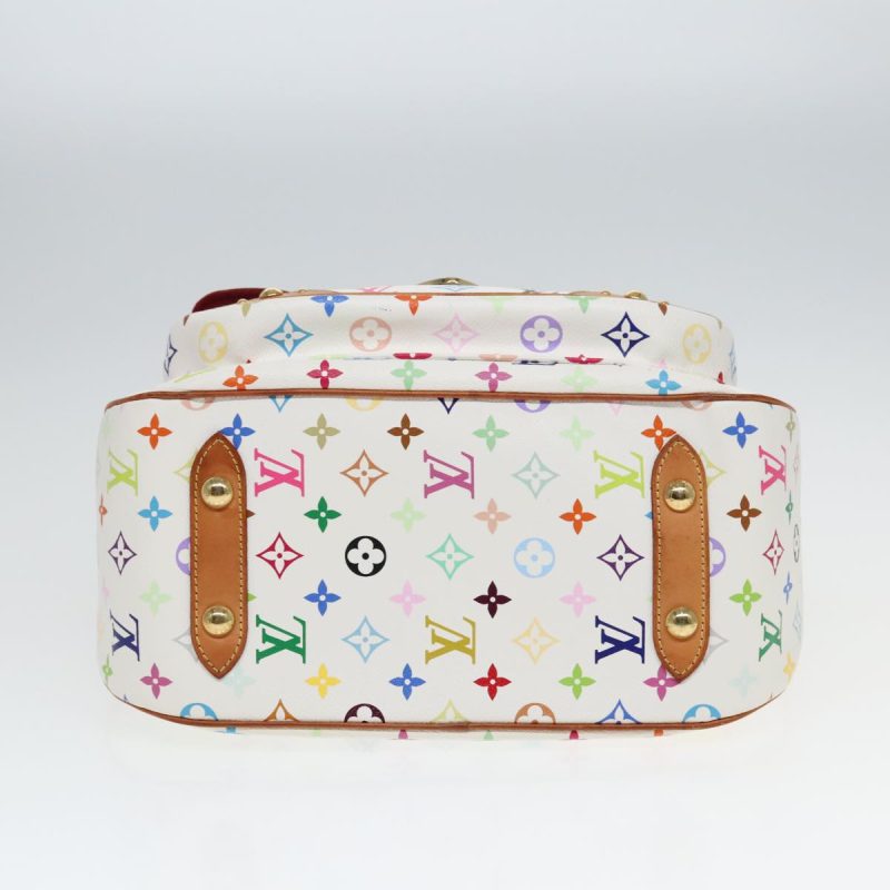 Louis Vuitton Monogram Multicolor Rita Hand Bag 2way White M40125  91592 - Image 5