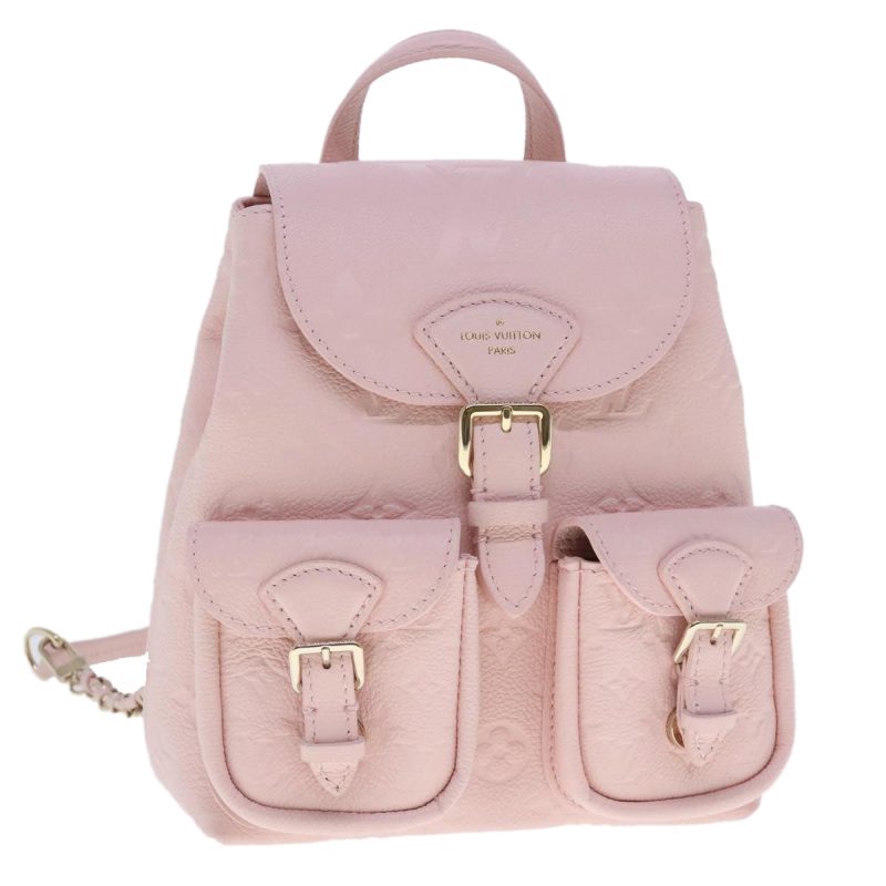 Louis Vuitton Monogram Empreinte Backup Backpack Pink M47074  91596S