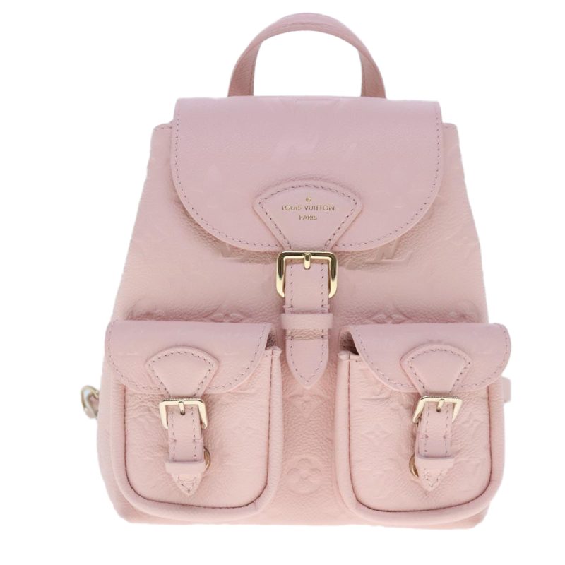 Louis Vuitton Monogram Empreinte Backup Backpack Pink M47074  91596S - Image 2