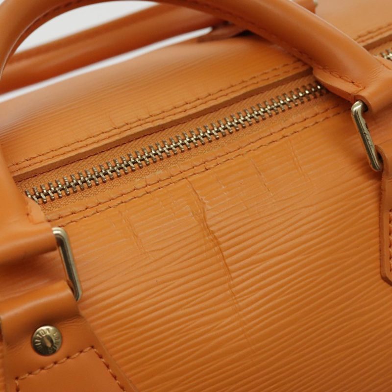 Louis Vuitton Epi Speedy 25 Hand Bag Orange Mandarin M5903H  91637 - Image 9