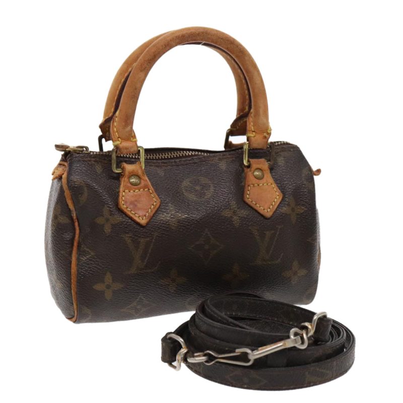 Louis Vuitton Monogram Mini Speedy Hand Bag M41534  91638
