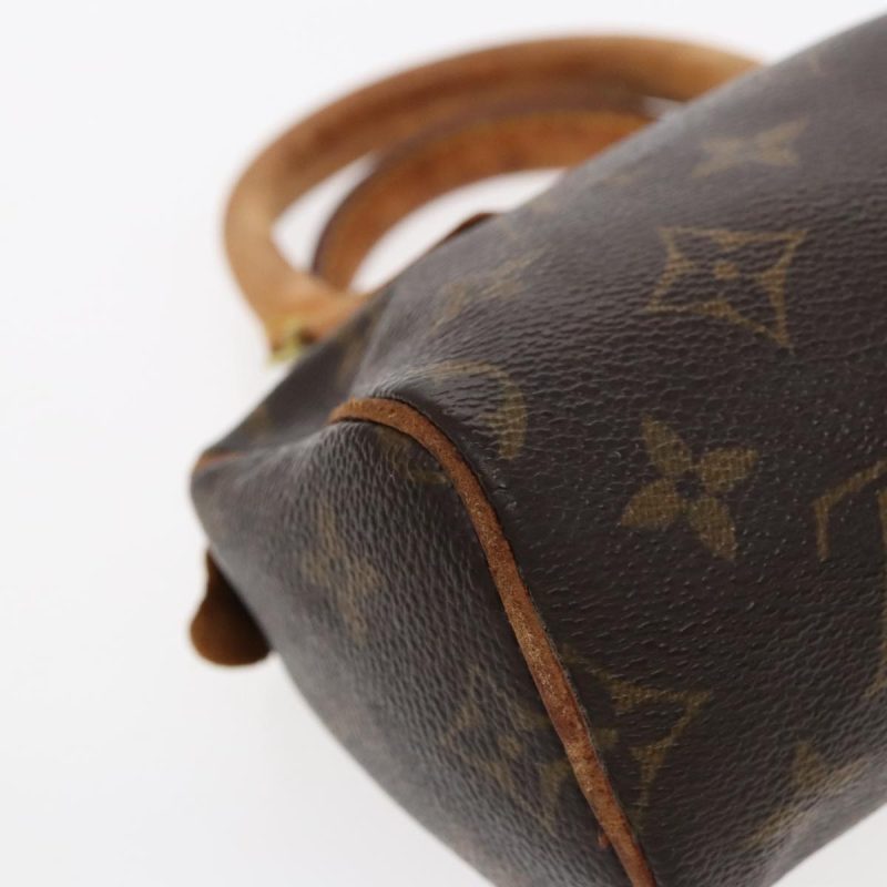 Louis Vuitton Monogram Mini Speedy Hand Bag M41534  91638 - Image 9
