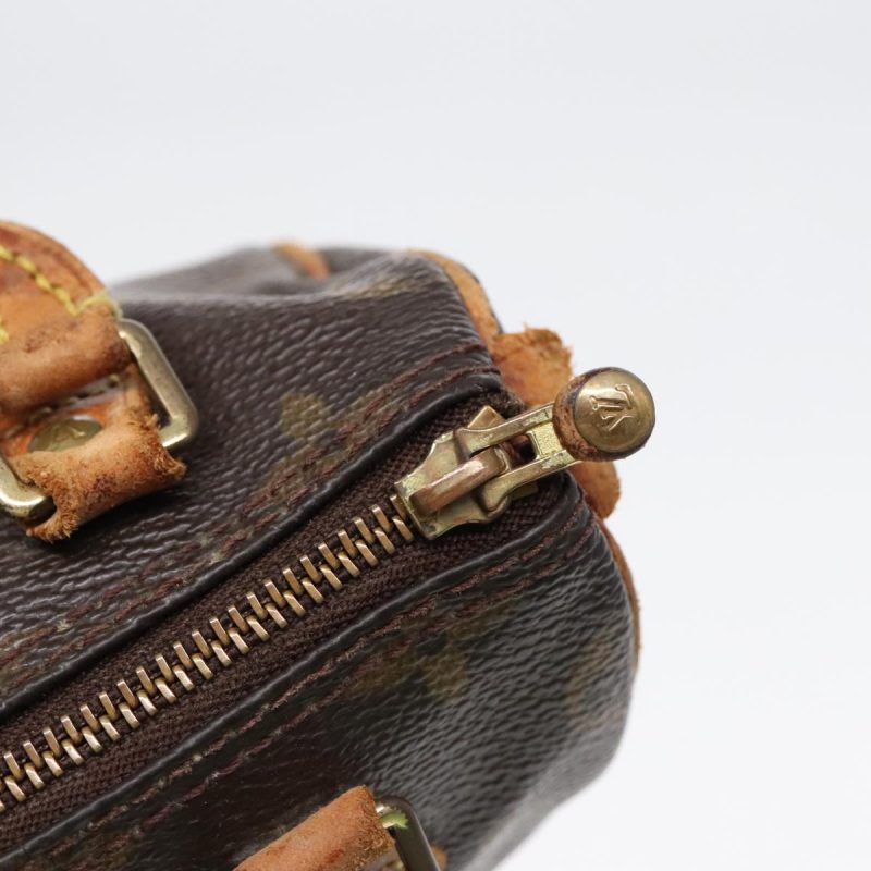 Louis Vuitton Monogram Mini Speedy Hand Bag M41534  91638 - Image 10