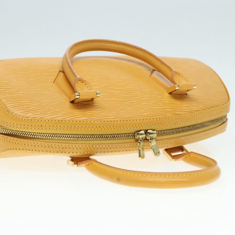 Louis Vuitton Epi jasmine Hand Bag Tassili Yellow M52089  91648 - Image 6