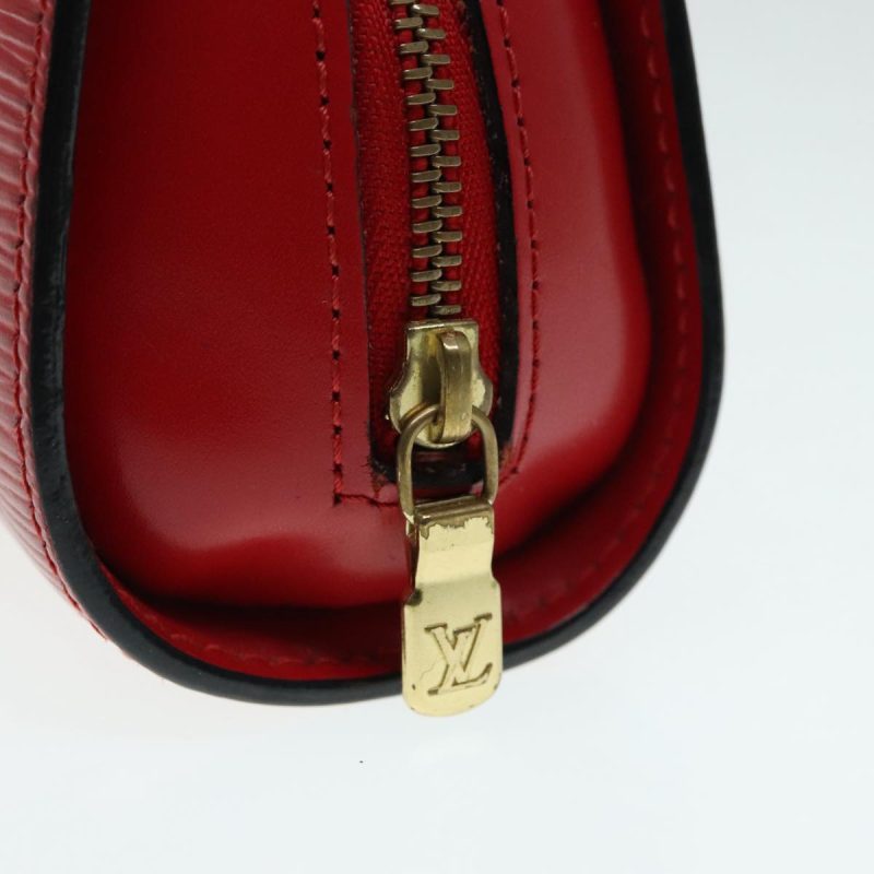 Louis Vuitton Epi Dauphine PM Pouch Castilian Red M48447  91656 - Image 8