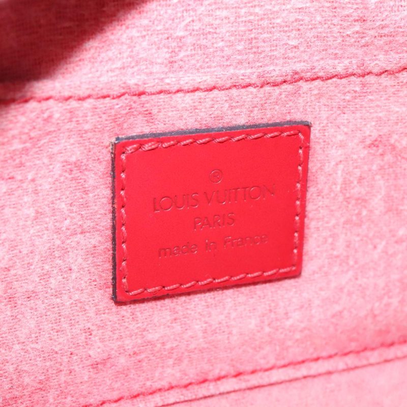 Louis Vuitton Epi Dauphine PM Pouch Castilian Red M48447  91656 - Image 9