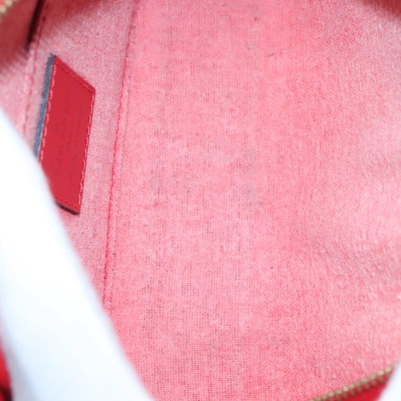 Louis Vuitton Epi Dauphine PM Pouch Castilian Red M48447  91656 - Image 10