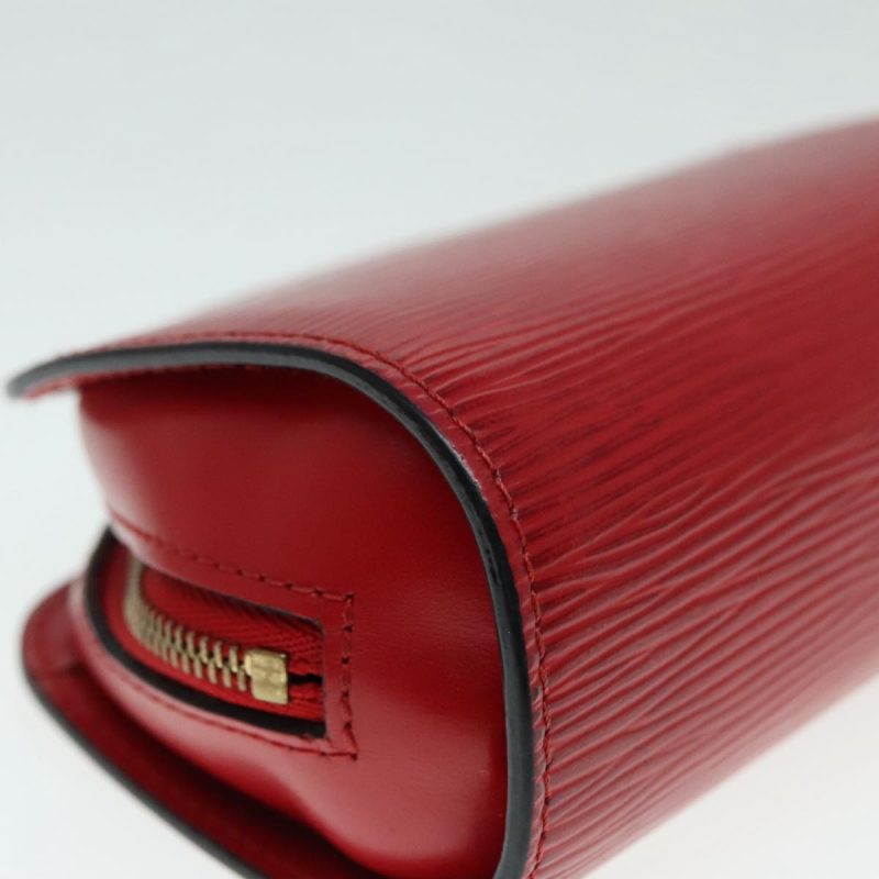 Louis Vuitton Epi Dauphine PM Pouch Castilian Red M48447  91656 - Image 7