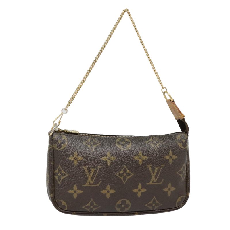 Louis Vuitton Monogram Mini Pochette Accessoires Pouch M58009  91672