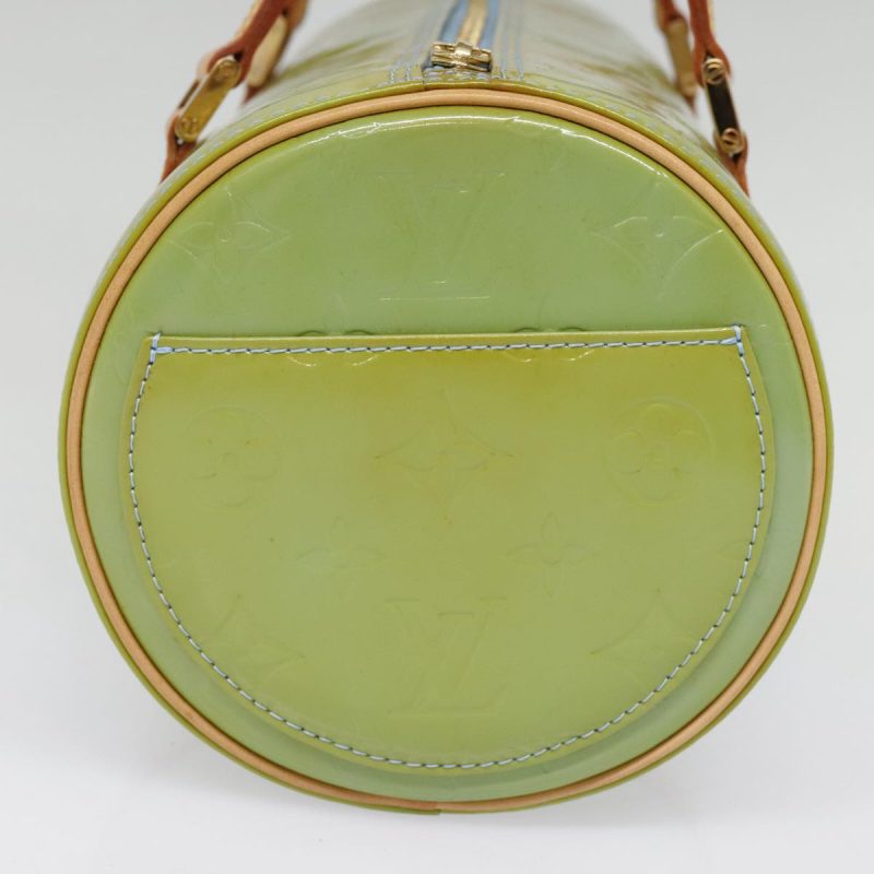 Louis Vuitton Monogram Vernis Bedford Hand Bag Baby Blue M91007  91685 - Image 4