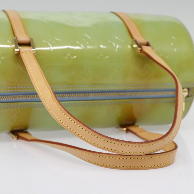 Louis Vuitton Monogram Vernis Bedford Hand Bag Baby Blue M91007  91685 - Image 7