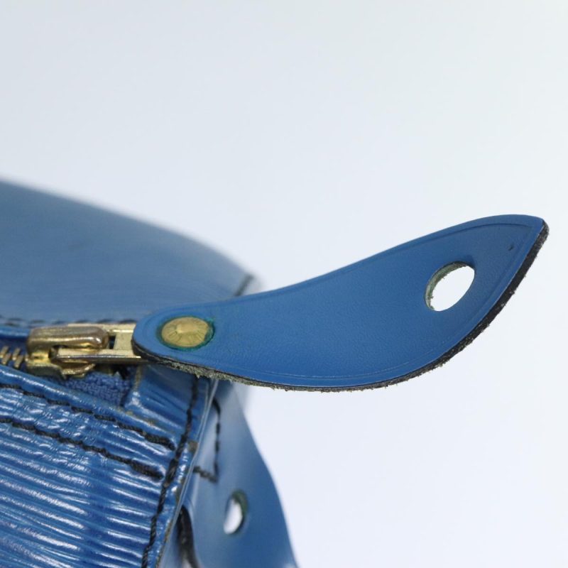 Louis Vuitton Epi Speedy 40 Hand Bag Toledo Blue M42985  91698 - Image 10