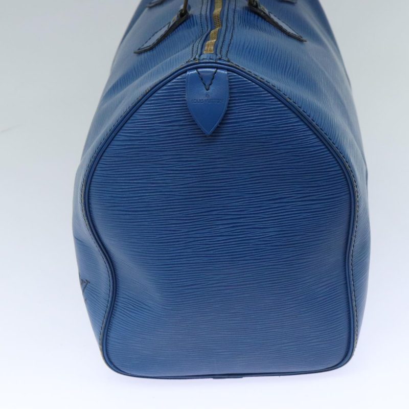 Louis Vuitton Epi Speedy 40 Hand Bag Toledo Blue M42985  91698 - Image 3