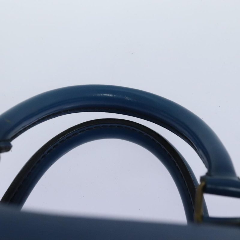 Louis Vuitton Epi Speedy 40 Hand Bag Toledo Blue M42985  91698 - Image 8