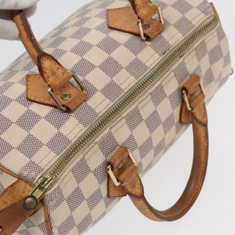 Louis Vuitton Damier Azur Speedy 25 Hand Bag N41534  91705 - Image 6