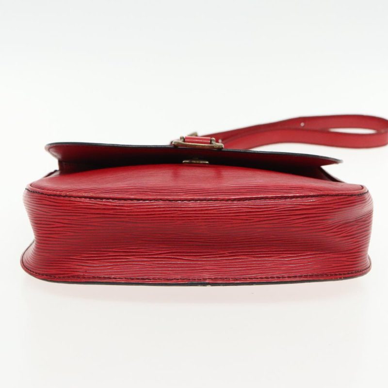 Louis Vuitton Epi Saint Cloud GM Shoulder Bag Red M52197  91730 - Image 5