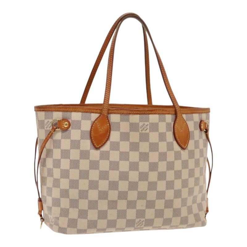 Louis Vuitton Damier Azur Neverfull PM Tote Bag N41362  91738
