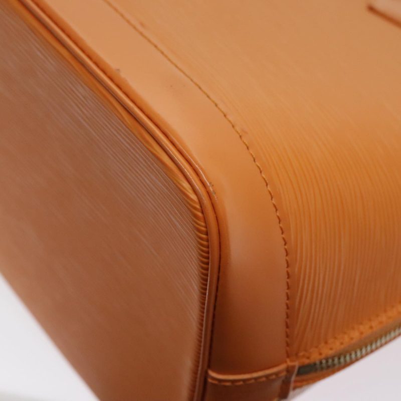 Louis Vuitton Epi Alma Hand Bag Orange Mandarin M5214H  91742 - Image 9