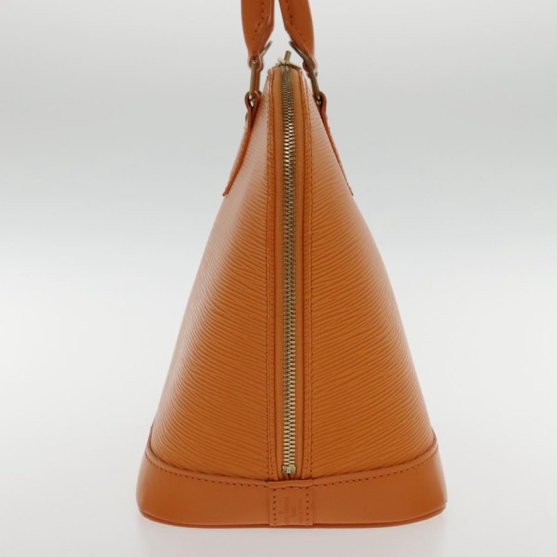 Louis Vuitton Epi Alma Hand Bag Orange Mandarin M5214H  91742 - Image 4