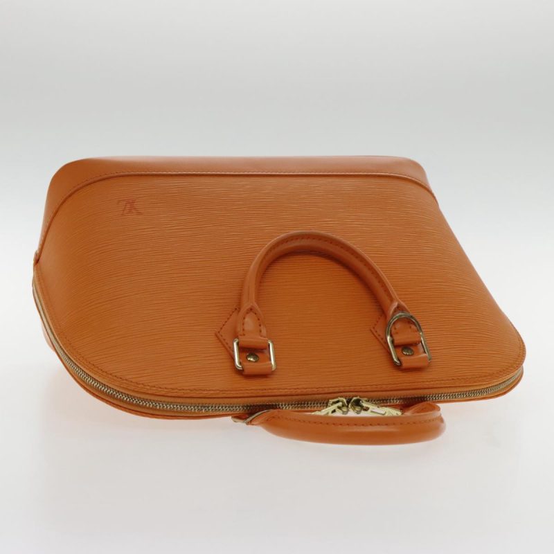 Louis Vuitton Epi Alma Hand Bag Orange Mandarin M5214H  91742 - Image 6