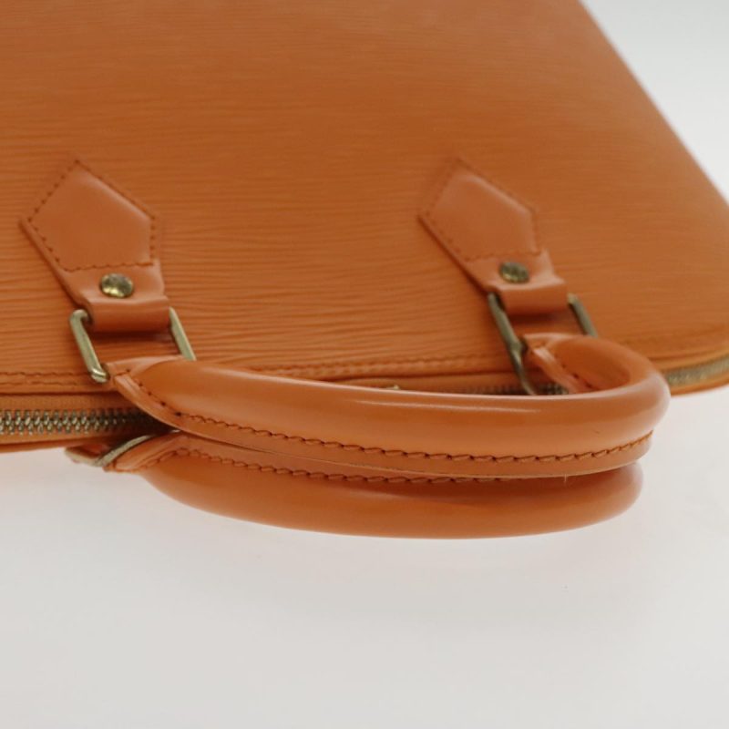 Louis Vuitton Epi Alma Hand Bag Orange Mandarin M5214H  91742 - Image 7