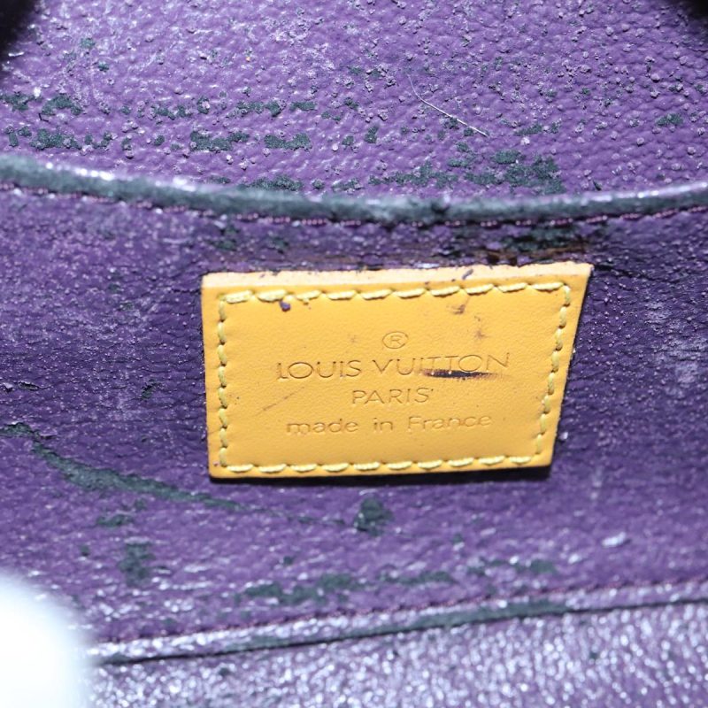 Louis Vuitton Epi Dauphine PM Pouch Yellow M48449  91750 - Image 8