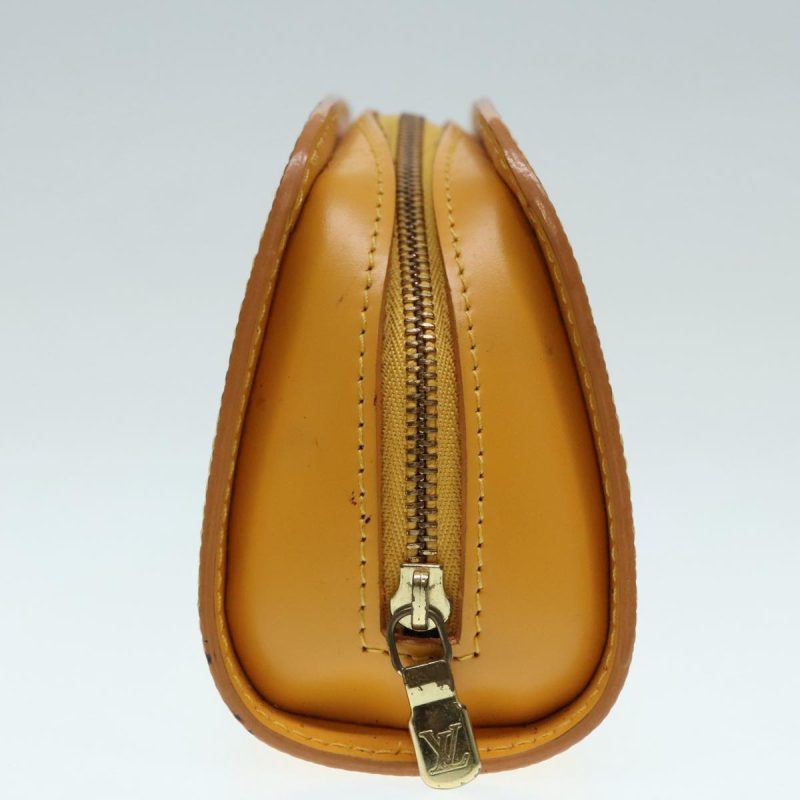 Louis Vuitton Epi Dauphine PM Pouch Yellow M48449  91750 - Image 4