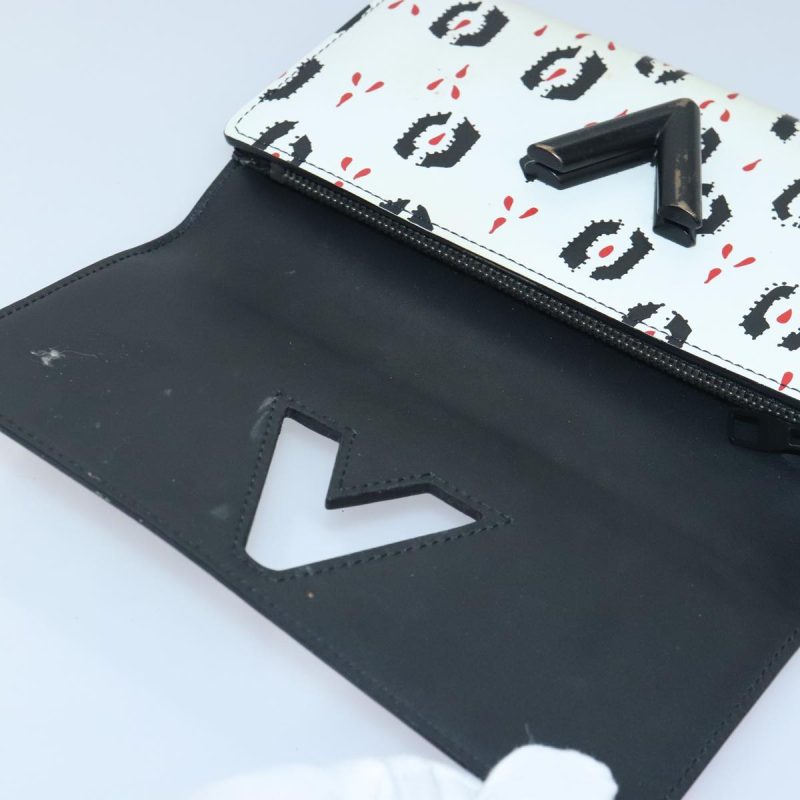 Louis Vuitton Grain Cowhide leather Portefeuille Twist Wallet M61495 Auth 91752 - Image 8