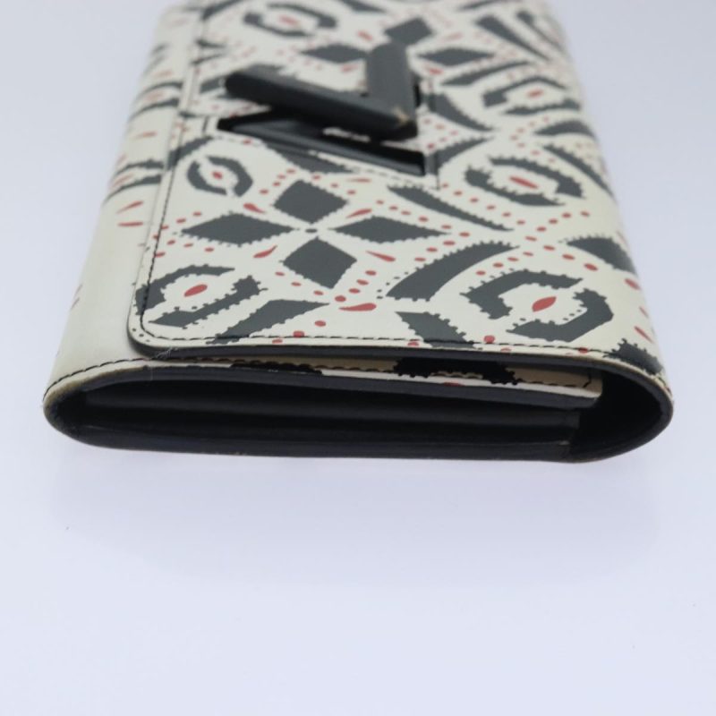 Louis Vuitton Grain Cowhide leather Portefeuille Twist Wallet M61495 Auth 91752 - Image 4