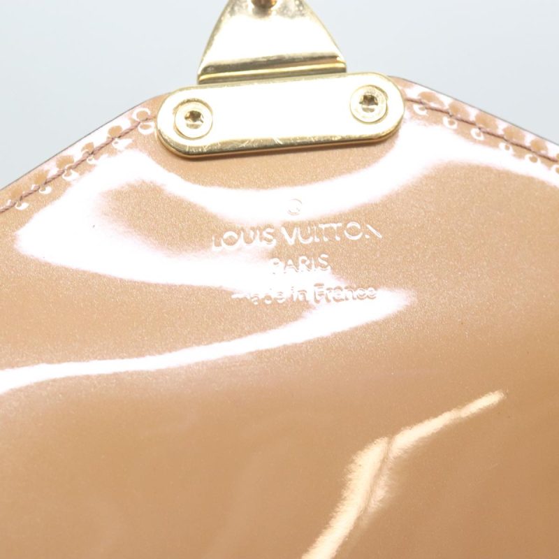 Louis Vuitton Vernis Monceau BB Hand Bag 2way Rose Velours M91580  91795 - Image 10
