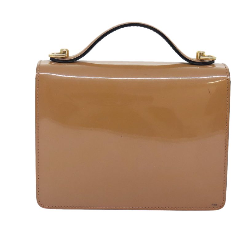 Louis Vuitton Vernis Monceau BB Hand Bag 2way Rose Velours M91580  91795 - Image 2