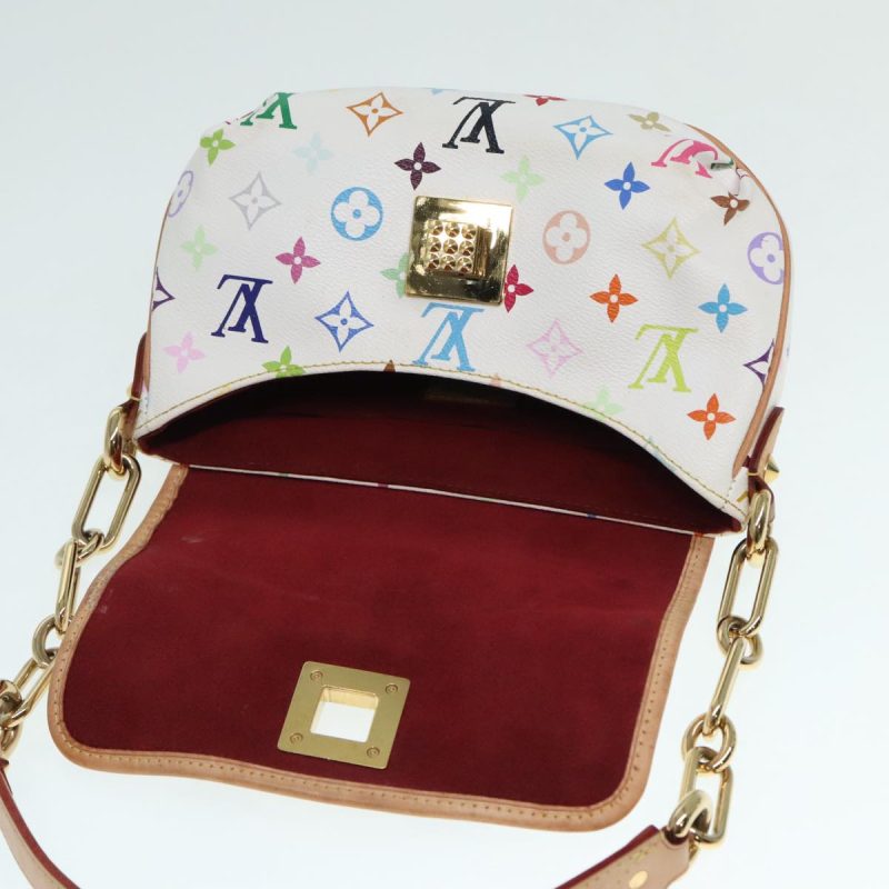Louis Vuitton Monogram Multicolor Patty Shoulder Bag White M40305  91868 - Image 10