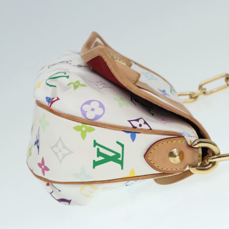 Louis Vuitton Monogram Multicolor Patty Shoulder Bag White M40305  91868 - Image 3