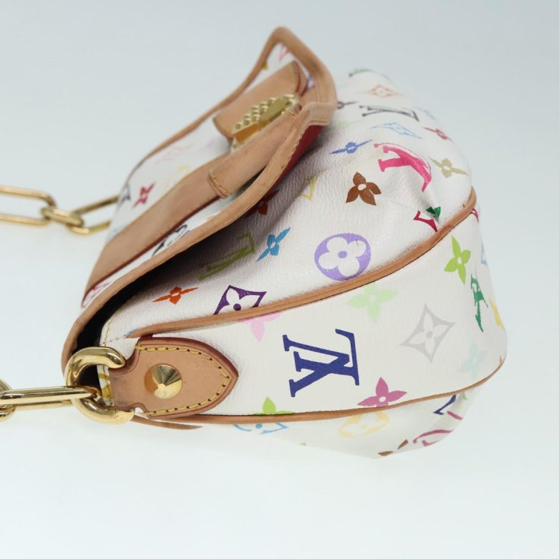Louis Vuitton Monogram Multicolor Patty Shoulder Bag White M40305  91868 - Image 4