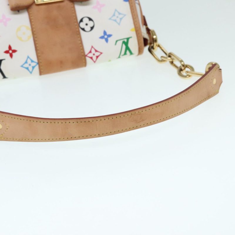 Louis Vuitton Monogram Multicolor Patty Shoulder Bag White M40305  91868 - Image 7