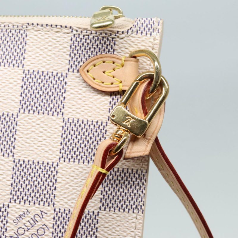 Louis Vuitton Damier Azur Neverfull MM Pouch Pouch  91904 - Image 9