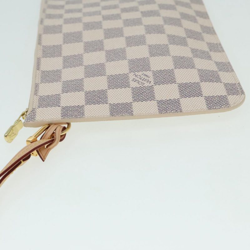 Louis Vuitton Damier Azur Neverfull MM Pouch Pouch  91904 - Image 4