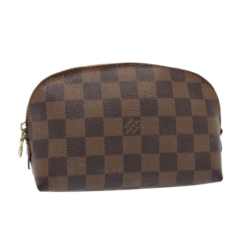 Louis Vuitton Damier Ebene Pochette Cosmetic PM Pouch N47516  91934