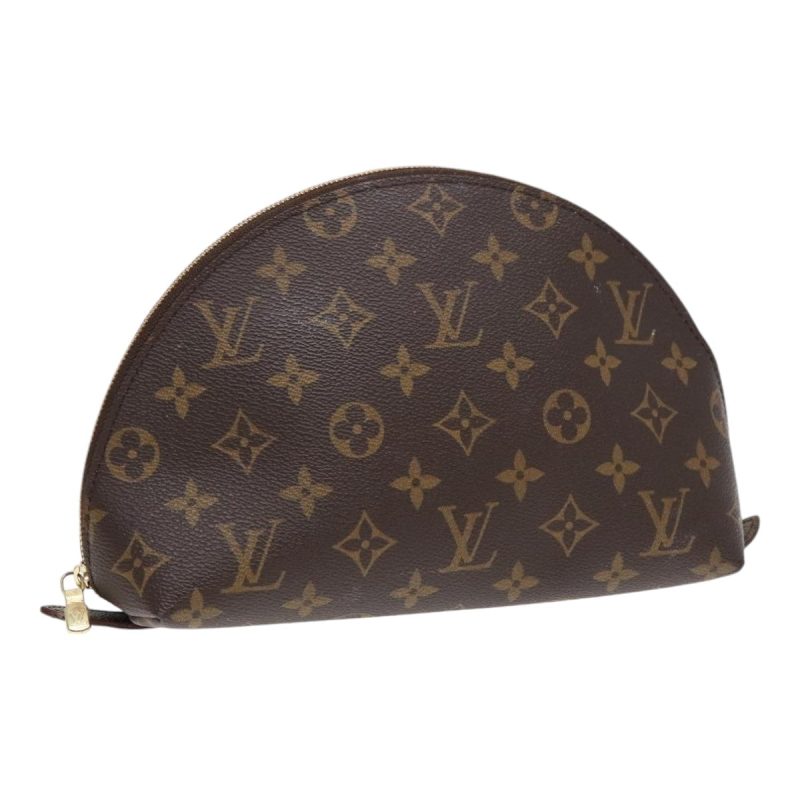 Louis Vuitton Monogram Trousse Demi Ronde Cosmetic Pouch M47520  91944