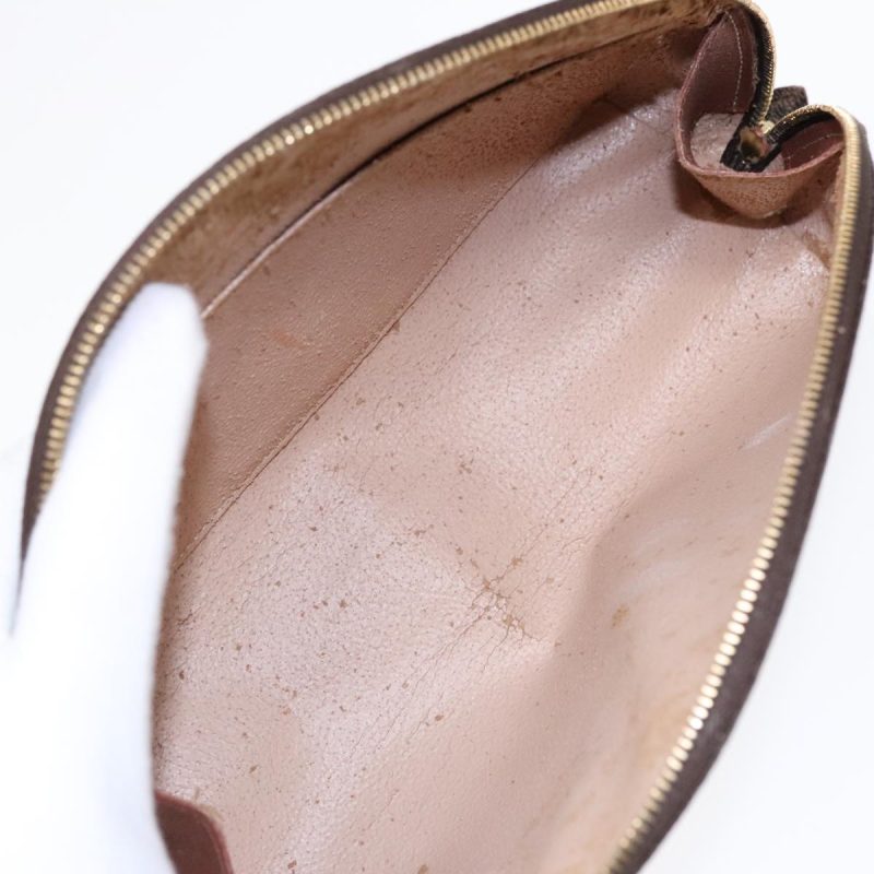Louis Vuitton Monogram Trousse Demi Ronde Cosmetic Pouch M47520  91944 - Image 9