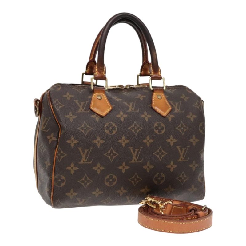 Louis Vuitton Monogram Speedy Bandouliere 25 Hand Bag 2way M45948  91983
