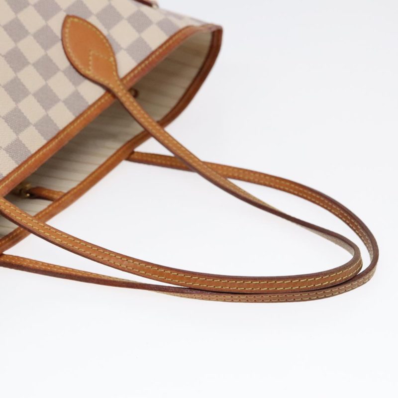 Louis Vuitton Damier Azur Neverfull MM Tote Bag N51107  92012 - Image 7