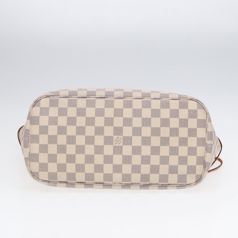 Louis Vuitton Damier Azur Neverfull MM Tote Bag N51107  92012 - Image 5