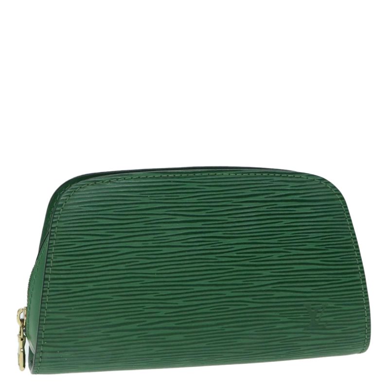 Louis Vuitton Epi Dauphine PM Cosmetic Pouch Green M48444  92025