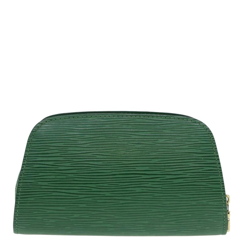 Louis Vuitton Epi Dauphine PM Cosmetic Pouch Green M48444  92025 - Image 2