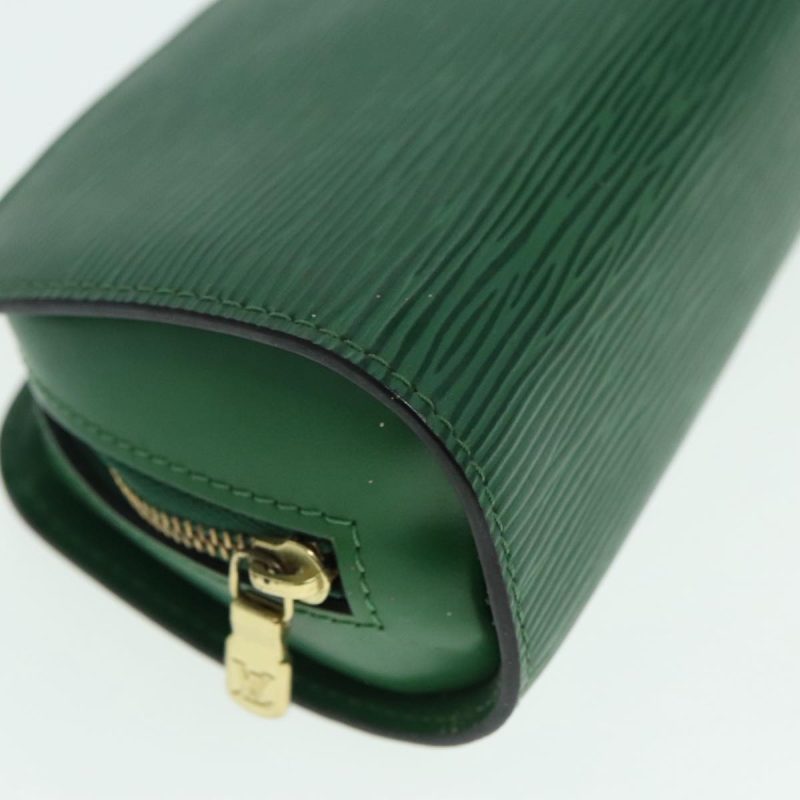 Louis Vuitton Epi Dauphine PM Cosmetic Pouch Green M48444  92025 - Image 7