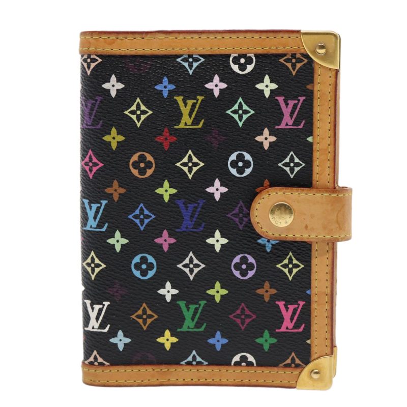Louis Vuitton Multicolor Agenda PM Day Planner Cover Black R21076  92030 - Image 2