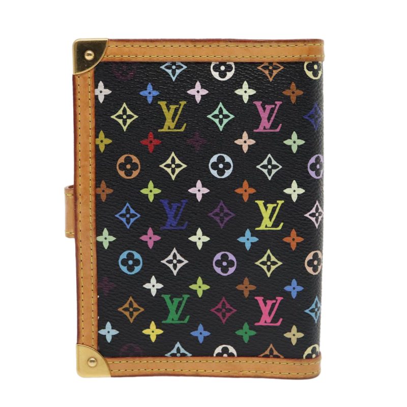 Louis Vuitton Multicolor Agenda PM Day Planner Cover Black R21076  92030 - Image 3