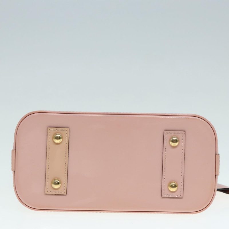 Louis Vuitton Vernis Alma BB Hand Bag 2way Pink Rose valerine M50415 Auth 92032 - Image 6