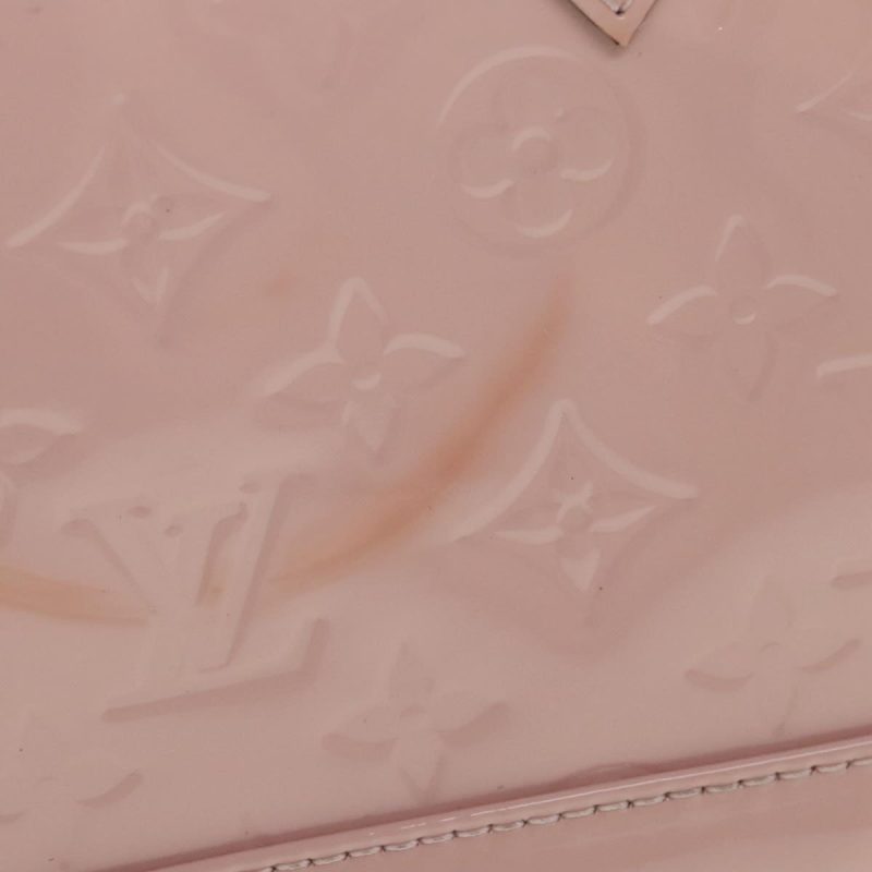 Louis Vuitton Vernis Alma BB Hand Bag 2way Pink Rose valerine M50415 Auth 92032 - Image 3